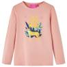 Kids' Long Sleeve T-Shirt - Light Pink for Ages 1.5-2