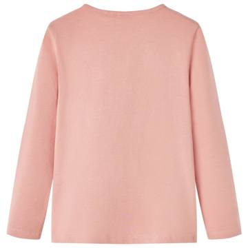 Kids' Long Sleeve T-Shirt - Light Pink for Ages 1.5-2