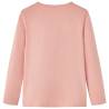 Kids' Long Sleeve T-Shirt - Light Pink for Ages 1.5-2