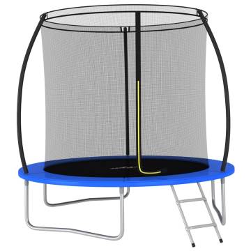 Trampoline Set Round 244x55 cm - Safe & Fun for Kids