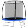 Trampoline Set Round 244x55 cm 100 kg Colour blue Size Ø 244 x 55 cm Quantity in Package 1 