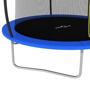 Trampoline Set Round 244x55 cm - Safe & Fun for Kids