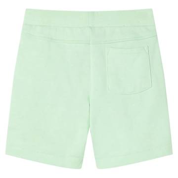 Kids' Shorts with Drawstring - Bright Green (Size 140)