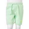 Kids' Shorts with Drawstring - Bright Green (Size 140)