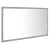 LED Bathroom Mirror Concrete Grey - Stylish & Functional