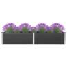 Garden Raised Bed 300x100x54 cm WPC Grey Colour grey Size 300 x 100 x 54 cm Quantity in Package 1 