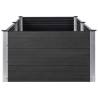 Garden Raised Bed 300x100x54 cm WPC Grey - Durable Planter