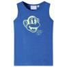 Kids' Tank Top Blue Melange | Stylish Everyday Wear