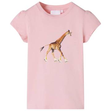 Kids' Light Pink T-shirt 116 - Fun & Comfortable Wear