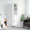 Stylish Highboard White 34.5x34x180 cm | Hipomarket