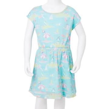 Kids' Dress Light Aqua 128 - Stylish & Comfortable Wear