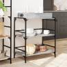 Kitchen Trolley Grey Sonoma - Stylish & Practical Storage