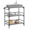 Kitchen Trolley Grey Sonoma - Stylish & Practical Storage