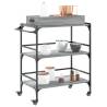 Kitchen Trolley Grey Sonoma - Stylish & Practical Storage