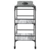 Kitchen Trolley Grey Sonoma - Stylish & Practical Storage