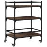 Kitchen Trolley Brown Oak 65x40x86.5 cm | Hipomarket