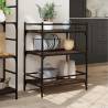 Kitchen Trolley Brown Oak 65x40x86.5 cm | Hipomarket