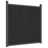 Grey WPC Fence Panel 1391x186 cm - Durable & Stylish