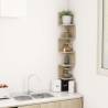 Wall Corner Shelf Sonoma Oak - Stylish & Functional Storage