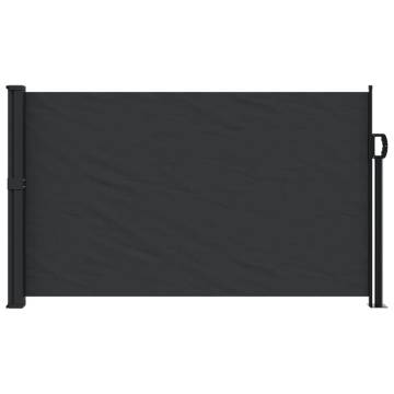 Retractable Side Awning Black 120x300 cm - Private Oasis