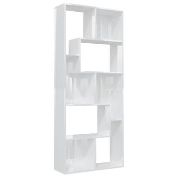 High Gloss White Book Cabinet | Stylish & Durable Storage