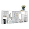 High Gloss White Book Cabinet | Stylish & Durable Storage