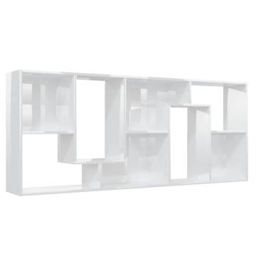 High Gloss White Book Cabinet | Stylish & Durable Storage