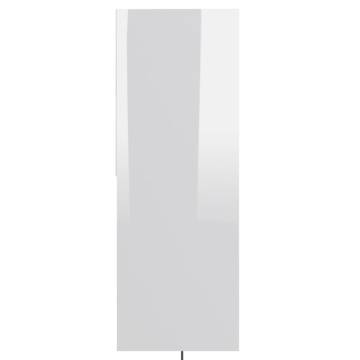 High Gloss White Book Cabinet | Stylish & Durable Storage