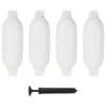 Boat Fender 4 pcs White 41x11.5 cm PVC Colour white Size 41 x 11.5 cm Quantity in Package 4 