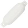 Boat Fender Set - 4 White PVC Fenders (41x11.5 cm)