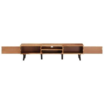 TV Cabinet 145x35x35 cm - Solid Acacia Wood | HiPoMarket