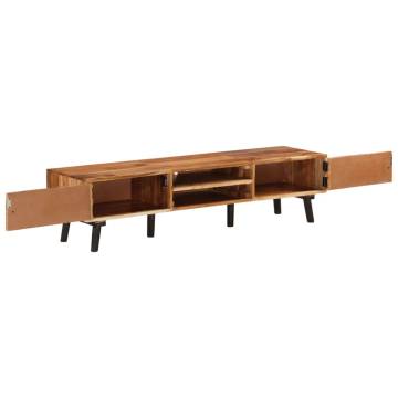 TV Cabinet 145x35x35 cm - Solid Acacia Wood | HiPoMarket