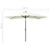 LED Parasol with Steel Pole - 2x3 m in Sand | HiPo Market