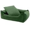 Madison Velvet Dog Bed 100x80x25 cm - Green | Hipomarket