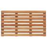 Stylish Solid Acacia Wood Bath Mats - 2 pcs - 56x37 cm