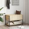 Storage Bench Sonoma Oak - Stylish & Functional | Hipomarket