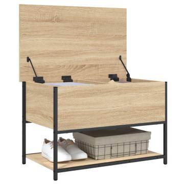 Storage Bench Sonoma Oak - Stylish & Functional | Hipomarket