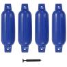 Boat Fender 4 pcs Blue 41x11.5 cm PVC Colour blue Size 41 x 11.5 cm Quantity in Package 4 