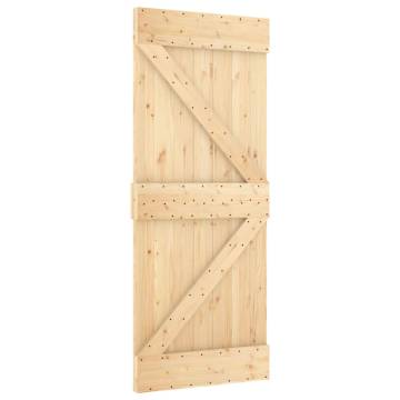 NARVIK Solid Pine Door 85x210 cm | Stylish & Secure Entry