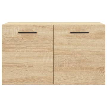 Sonoma Oak Wall Cabinet - Stylish & Practical Storage Solution