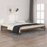 Honey Brown Solid Wood Pine Bed Frame - 200x200 cm