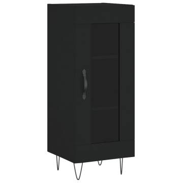 Stylish Highboard Black 34.5x34x180 cm - Durable Design