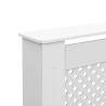 Stylish White Radiator Covers - 2 pcs MDF, 172x19x81.5cm