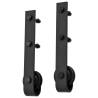 Sliding Door SKIEN Hardware Kit - 183 cm Steel Black