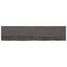 Dark Brown Solid Oak Table Top - 220x50 cm | Hipo Market