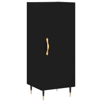 Stylish Highboard Black 34.5x34x180 cm - Durable Storage Solution