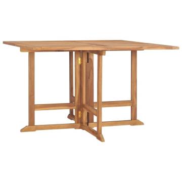 5 Piece Folding Outdoor Dining Set - Solid Teak Wood | Hipo Market