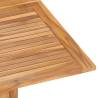 5 Piece Folding Outdoor Dining Set - Solid Teak Wood | Hipo Market