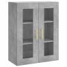 Elegant Concrete Grey Highboard - Stylish Storage Solution