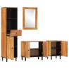 4 Piece Solid Wood Acacia Bathroom Cabinet Set | Stylish & Durable